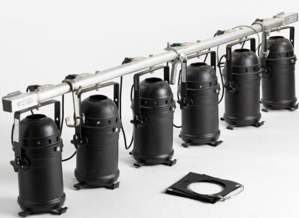 PAR64 6er Bar Halogen Schwarz
